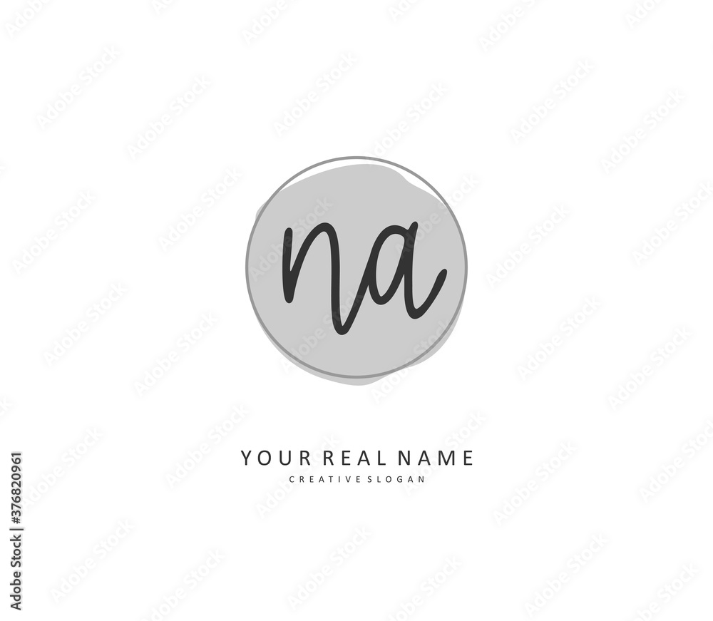 N A NA Initial letter handwriting and signature logo. A concept handwriting initial logo with template element. N A NA Initial letter handwriting and signature logo. A concept handwriting initial logo with template element.