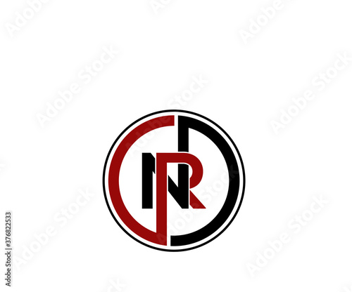 Free Download Letter n and r logo design template - GFXLoad