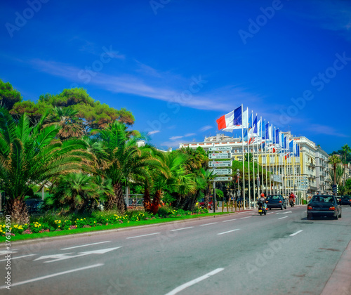 Center of Cannes, Nice, France © hifografik