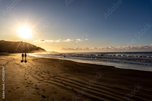 A  mornings walk along the sea shore at Stinson Beach