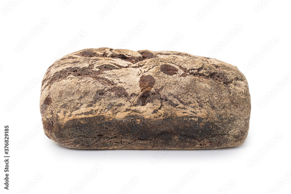 Brown bread isolated on white background. Brown bread isolated on white background.