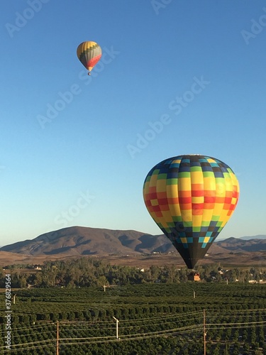 Hot air balloon ride in Temecula