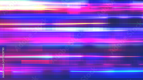 Abstract digital blue purple lines speed motion light background. hi tech concept for business technology.