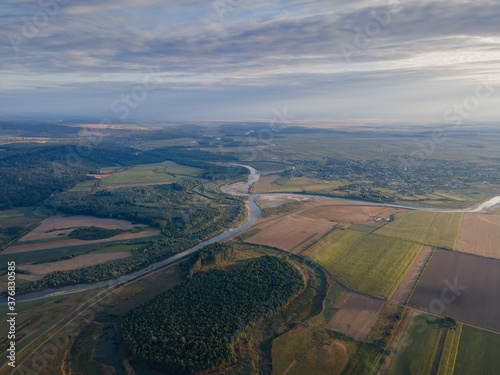 Confluence of Moldova and Siret rivers.