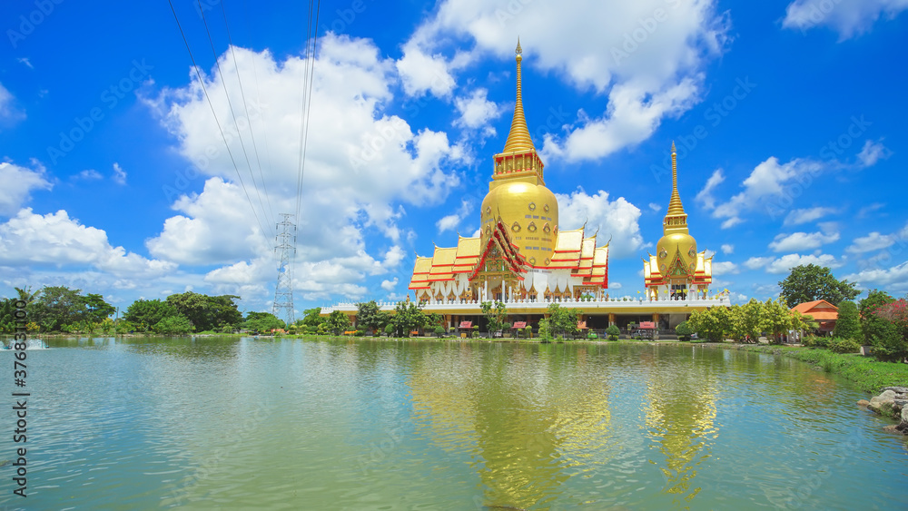 Wat Phrong Akat Temple in Chachoengsao, Thailand.