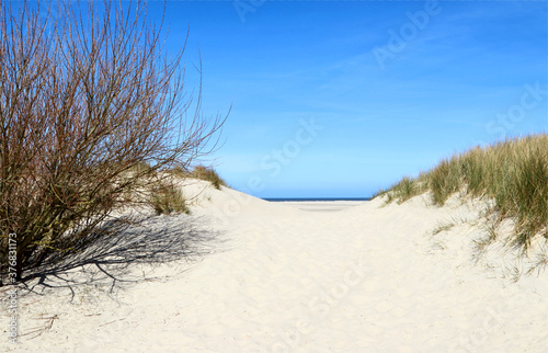 Weg am Seeblick zum Strand