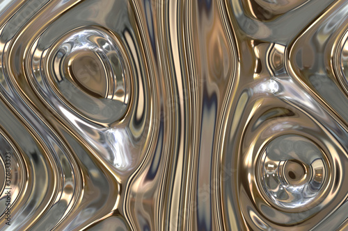 metal line wave design for background