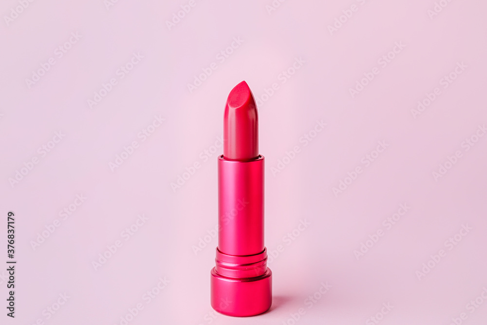 Beautiful lipstick on color background Beautiful lipstick on color background