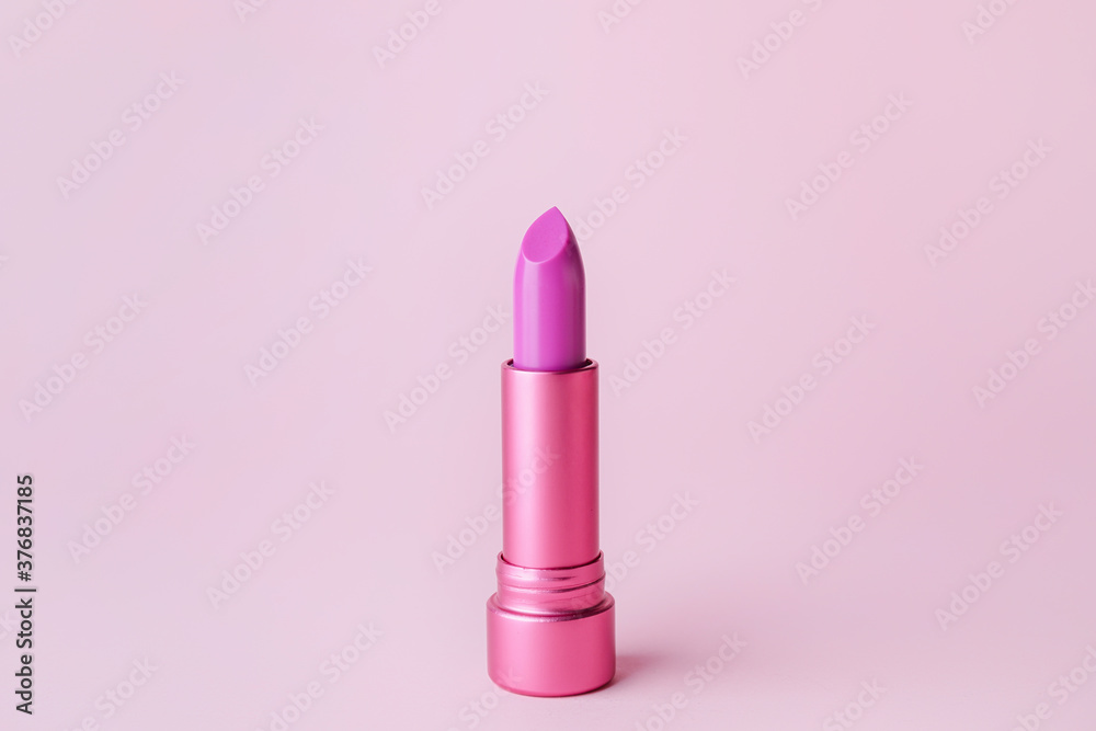 Beautiful lipstick on color background Beautiful lipstick on color background