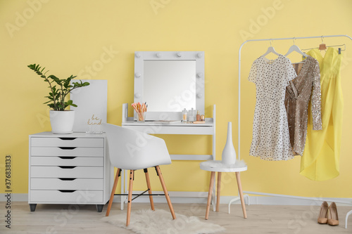 Stylish Dressing Room with ...