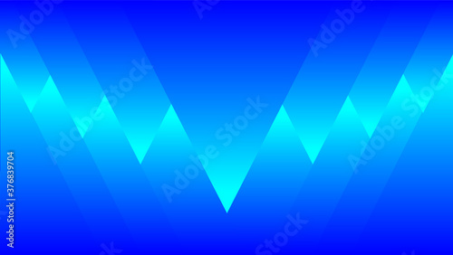 blue diamond triangle abstract background. inverted quadrangle background. blue quadrangle.