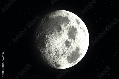 night moon rendering design