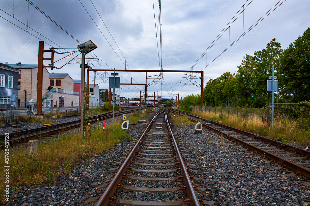 railway in the countryside