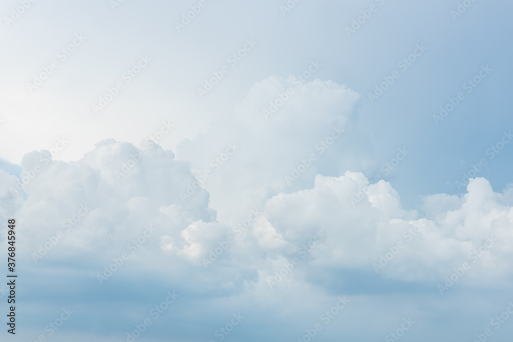 Beautiful sky and cloud background