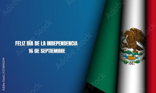 Mexico Independence Day Background. Vector Illustration.