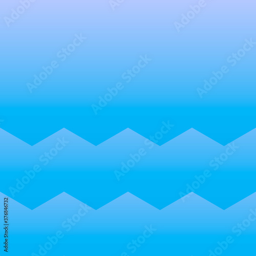 stylized sea waves, vector illustration, modern design. © North10