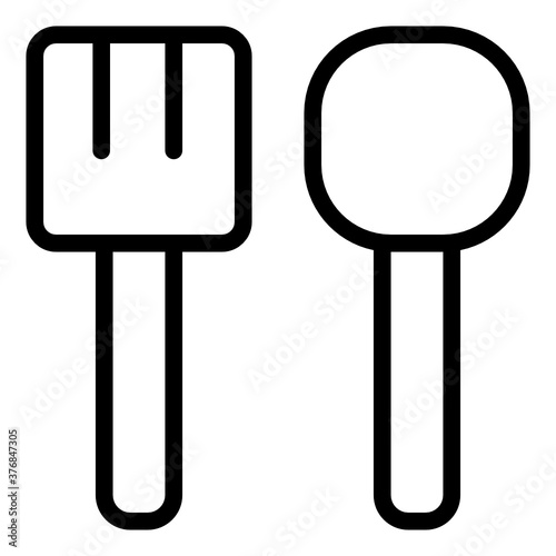 line style Kitchen icon. suitable for the needs of your creative project