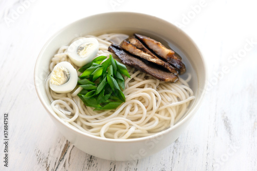 japanese ramen noodle, pork bone broth noodles