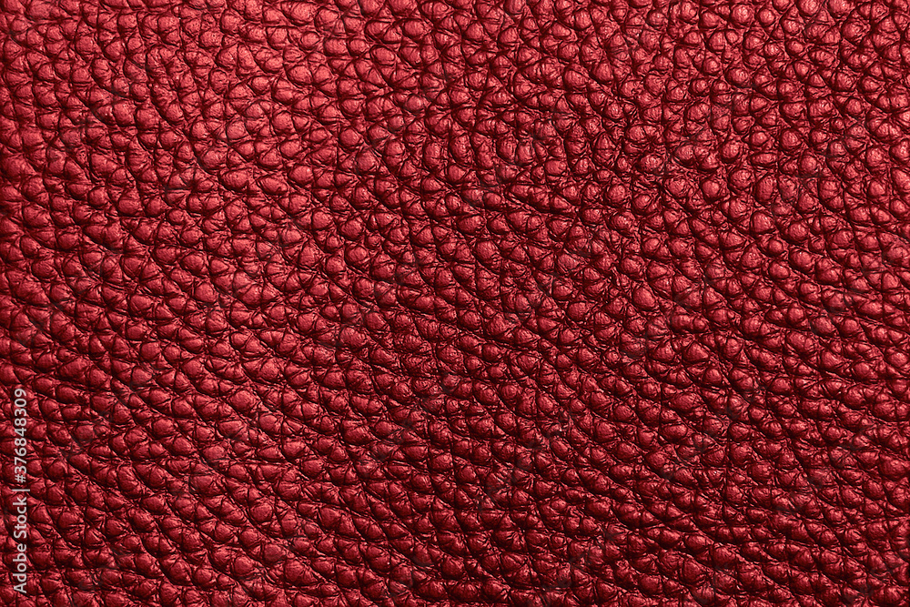 Red leather texture background Red leather texture background