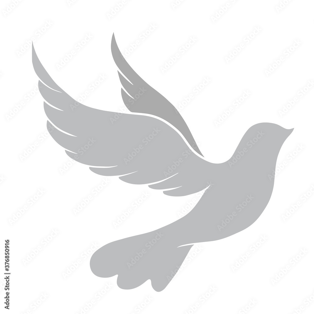 Hand-drawing silhouette background. Vector dove. Element for design. Hand-drawing silhouette background. Vector dove. Element for design.