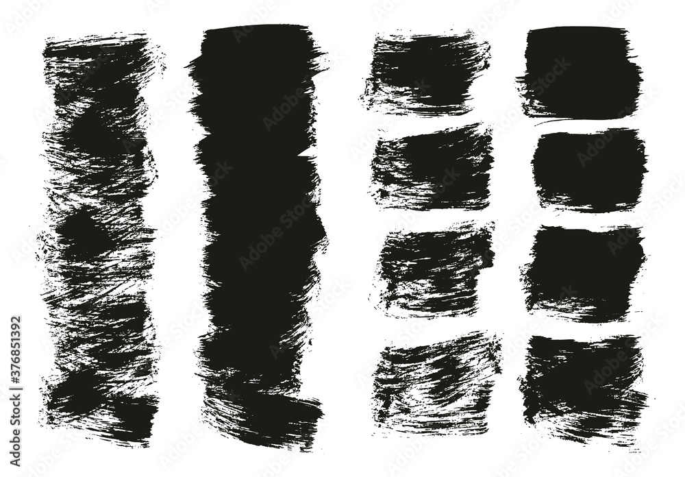 Flat Paint Brush Thick Short Mix Background High Detail Abstract Vector Background Mix Set Flat Paint Brush Thick Short Mix Background High Detail Abstract Vector Background Mix Set