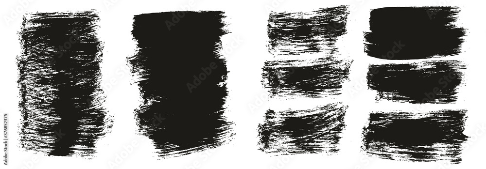 Flat Paint Brush Thick Short Mix Background High Detail Abstract Vector Background Mix Set Flat Paint Brush Thick Short Mix Background High Detail Abstract Vector Background Mix Set