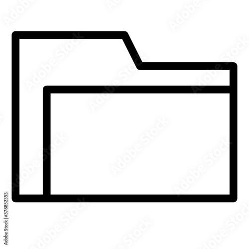 folder line style icon. suitable for the needs of your creative project