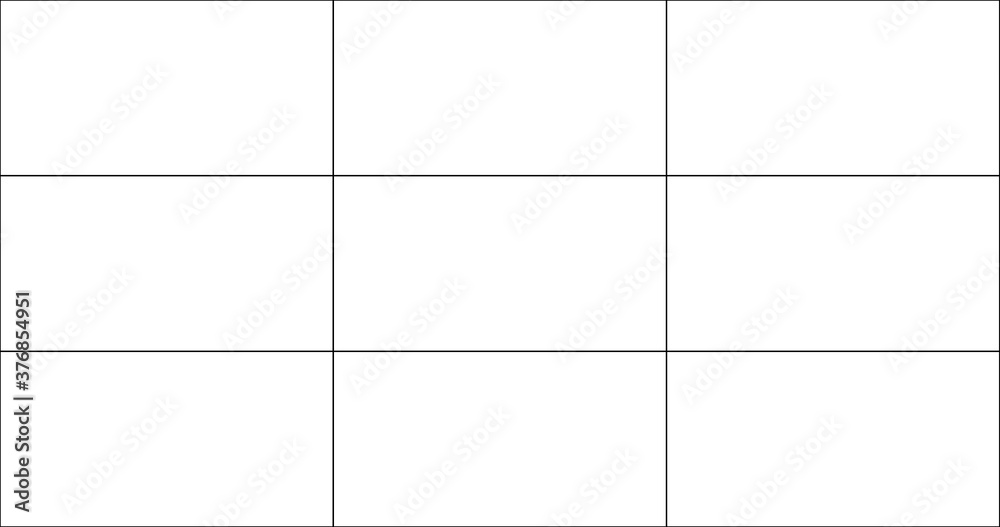 Grid line for 9 compartments Use in composing photography. Grid line for 9 compartments Use in composing photography.