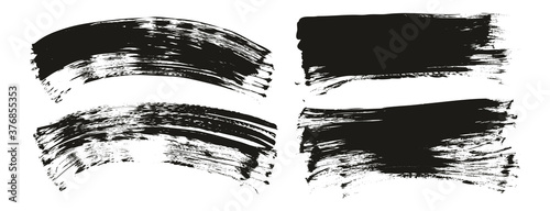Flat Fan Brush Regular Curved & Long Background Mix High Detail Abstract Vector Background Mix Set 
