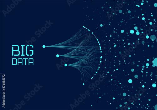 Abstract infographics visualization