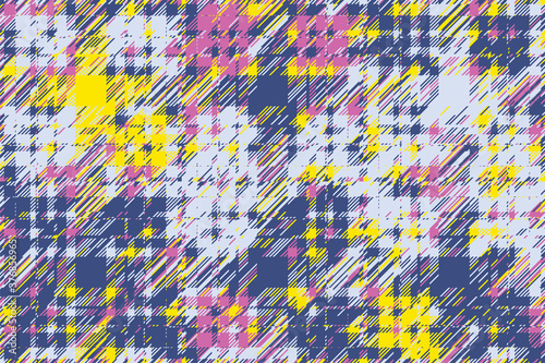 Modern glitch background. Color geometric abstract pattern vector.