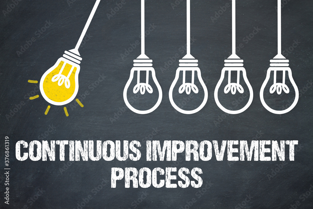 Fototapeta premium Continuous Improvement Process