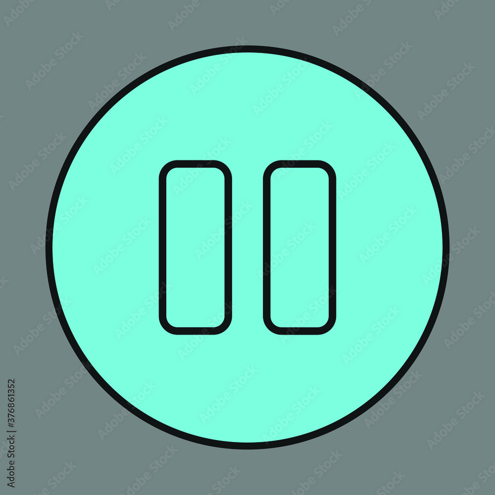 the Button black color of a flat simple icon. Web apps security Kit illustration vector of the mobile application. The modern style of design. Line single minimalistic sign the Button black color of a flat simple icon. Web apps security Kit illustration vector of the mobile application. The modern style of design. Line single minimalistic sign