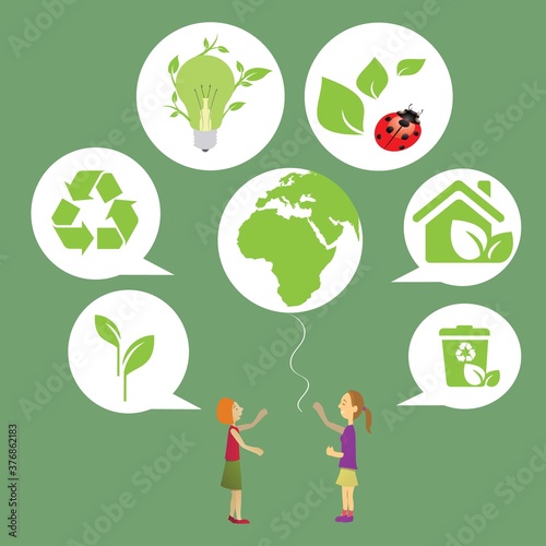 Green World , Planet, Life
