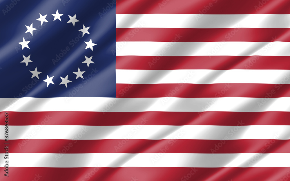 Silk wavy flag of United States graphic. Wavy American flag illustration. Rippled United States country flag is a symbol of freedom, patriotism and independence. Silk wavy flag of United States graphic. Wavy American flag illustration. Rippled United States country flag is a symbol of freedom, patriotism and independence.