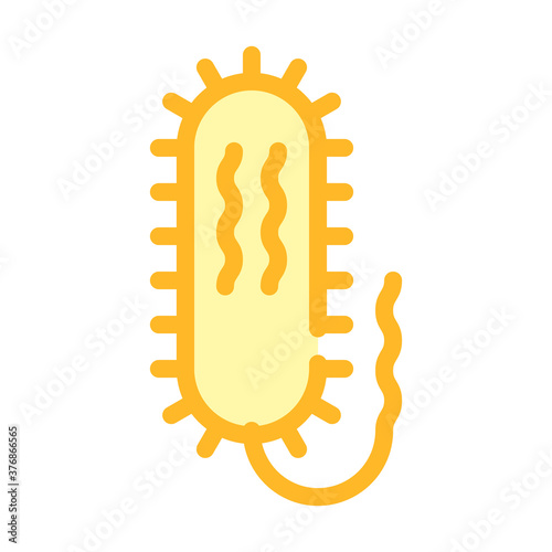 vibrio cholerae color icon vector isolated illustration photo