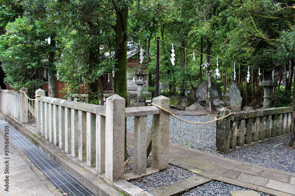 Situation around Suwa Shrine in Nagasaki. Situation around Suwa Shrine in Nagasaki.