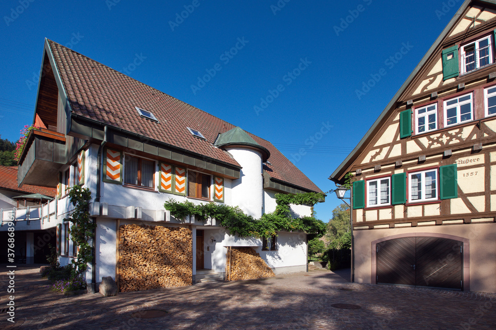 Naklejka premium Fachwerkstadt Schiltach 