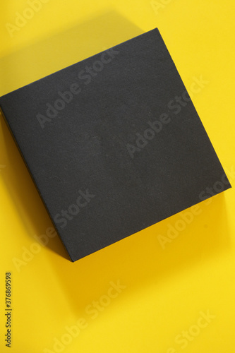 luxury black box mockup