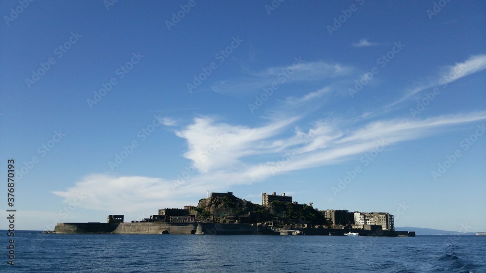 Japanese island called Gunkanjima
Meaning is a warship island Japanese island called Gunkanjima
Meaning is a warship island