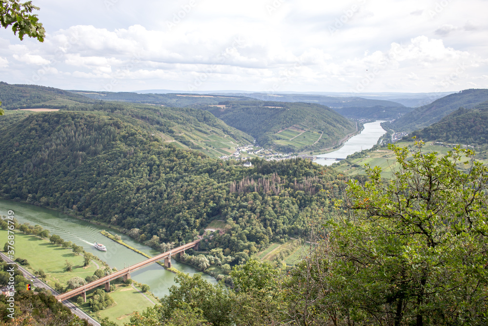 View of the Moselle, Rhineland-Palatinate Germany