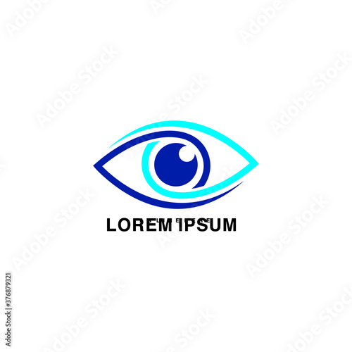 Creative Eye Concept Logo Design Template 