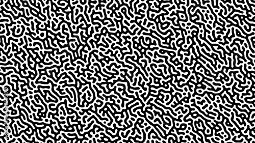 Monochrome Turing reaction background