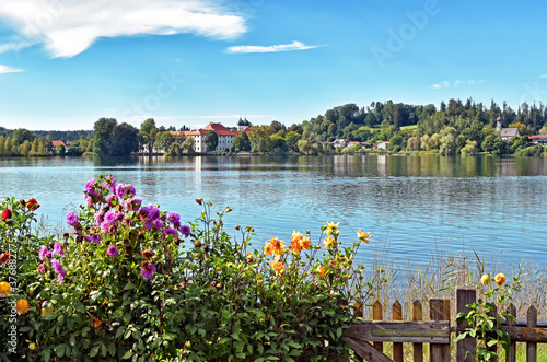 Bauerngarten am See - Kloster Seeon - Oberbayern photo