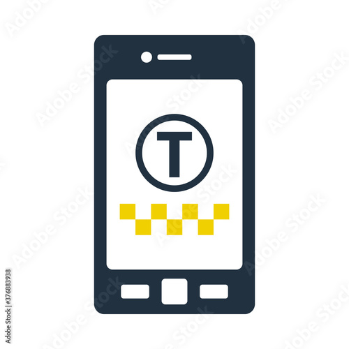 Taxi Service Mobile Application Icon