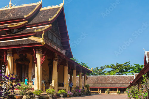 Si Saket Temple Popular Place to Visit in Vientiane City, Laos photo