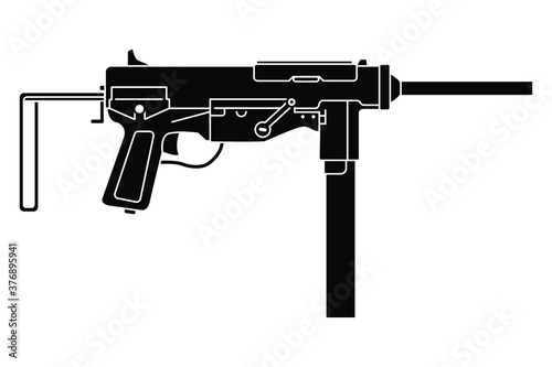 Submachine gun M3. «Grease gun»