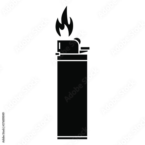 Lighter silhouette icon