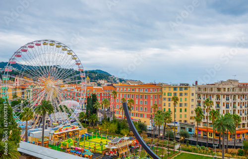 Amusement Park in Nice, France.