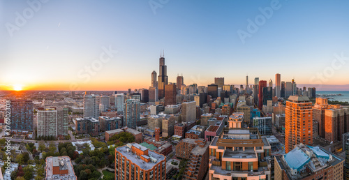 Chicago, Illinois, USA Cityscape Panorama